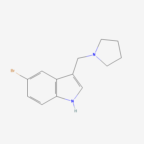 5-bromo-3-(pyrrolidin-1-ylmethyl)-1H-indole (CAS: 1108616-48-3) - Related Chemical Product
