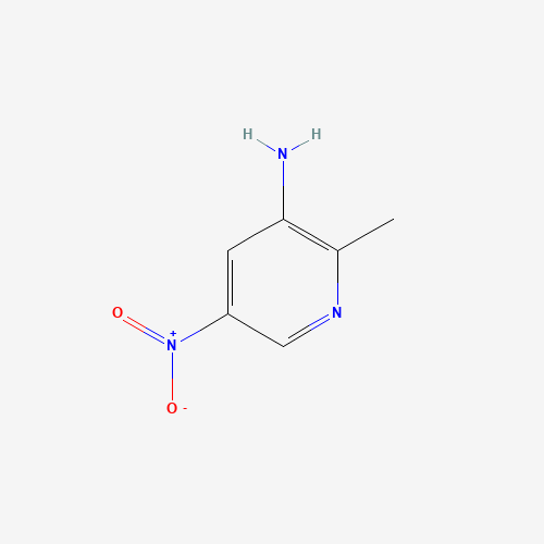 2-methyl-5-nitropyridin-3-amine (CAS: 51984-61-3) - Chemical Structure and Molecular Formula 