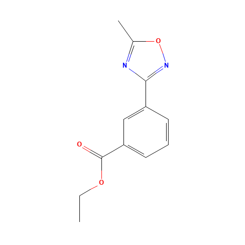 ethyl 3-(5-methyl-1,2,4-oxadiazol-3-yl)benzoate (CAS: 1166756-80-4) - Related Chemical Product