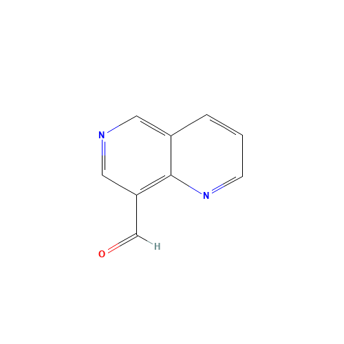 1,6-naphthyridine-8-carbaldehyde (CAS: 885278-16-0) - Chemical Structure and Molecular Formula 