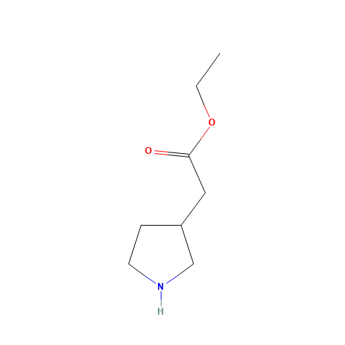 ethyl 2-pyrrolidin-3-ylacetate (CAS: 756818-49-2) - Related Chemical Product