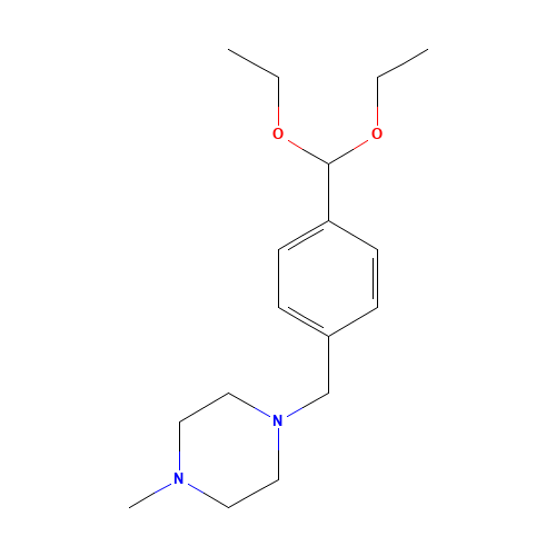 1-[[4-(diethoxymethyl)phenyl]methyl]-4-methylpiperazine (CAS: 650629-05-3) - Related Chemical Product