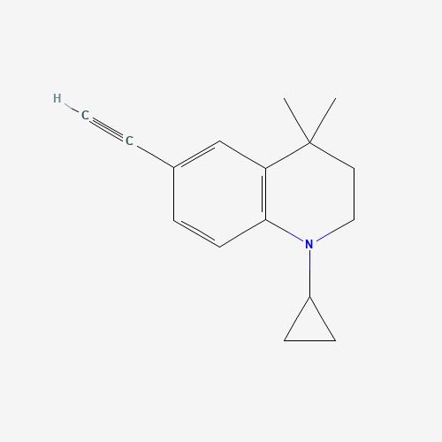 1-cyclopropyl-6-ethynyl-4,4-dimethyl-2,3-dihydroquinoline (CAS: 345964-70-7) - Related Chemical Product