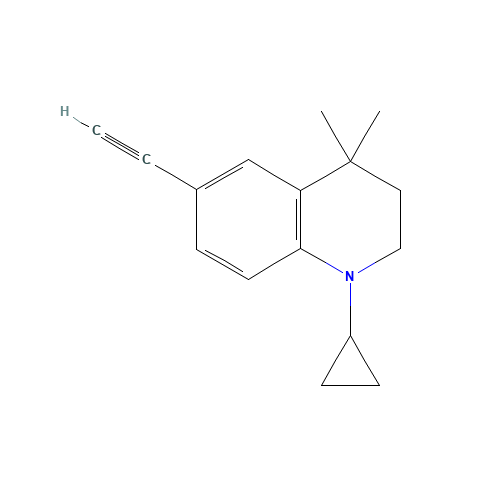 1-cyclopropyl-6-ethynyl-4,4-dimethyl-2,3-dihydroquinoline (CAS: 345964-70-7) - Related Chemical Product
