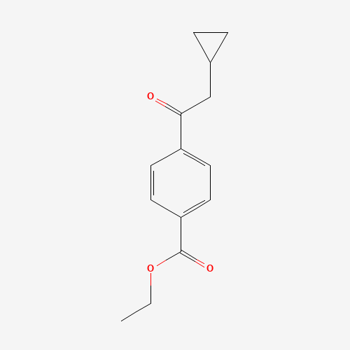 ethyl 4-(2-cyclopropylacetyl)benzoate (CAS: 1393125-65-9) - Related Chemical Product