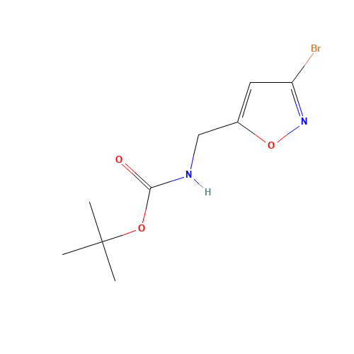 tert-butyl N-[(3-bromo-1,2-oxazol-5-yl)methyl]carbamate (CAS: 154016-57-6) - Related Chemical Product