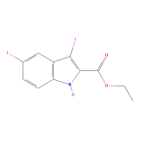 ethyl 3,5-diiodo-1H-indole-2-carboxylate (CAS: 623918-45-6) - Related Chemical Product