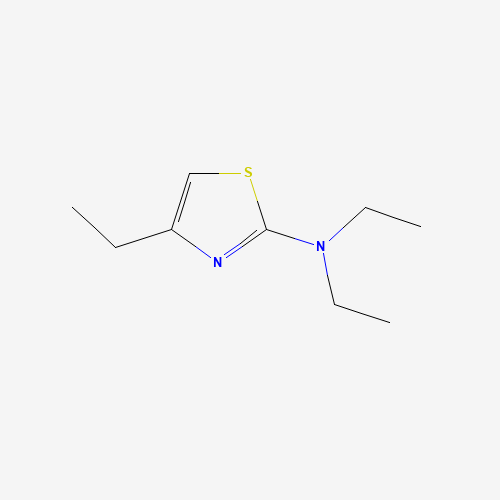 N,N,4-triethyl-1,3-thiazol-2-amine (CAS: 83893-93-0) - Chemical Structure and Molecular Formula 