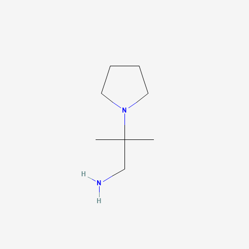 2-methyl-2-pyrrolidin-1-ylpropan-1-amine (CAS: 887405-25-6) - Related Chemical Product