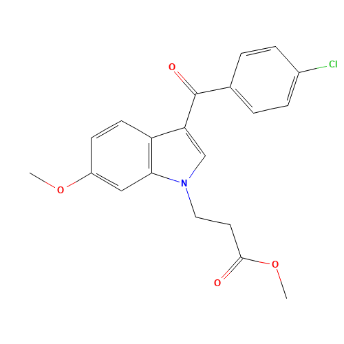 methyl 3-[3-(4-chlorobenzoyl)-6-methoxyindol-1-yl]propanoate (CAS: 1390644-30-0) - Related Chemical Product