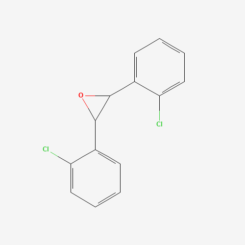 2,3-bis(2-chlorophenyl)oxirane (CAS: 92218-57-0) - Chemical Structure and Molecular Formula 