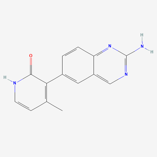 3-(2-aminoquinazolin-6-yl)-4-methyl-1H-pyridin-2-one (CAS: 1003312-17-1) - Related Chemical Product
