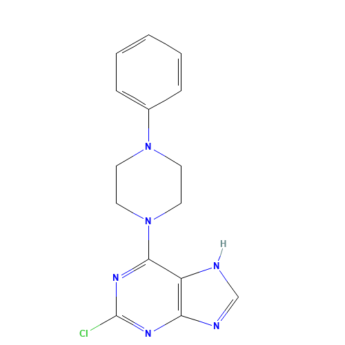2-chloro-6-(4-phenylpiperazin-1-yl)-7H-purine (CAS: 862543-04-2) - Related Chemical Product