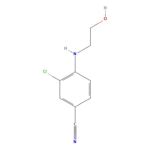 3-chloro-4-(2-hydroxyethylamino)benzonitrile (CAS: 1340049-01-5) - Related Chemical Product