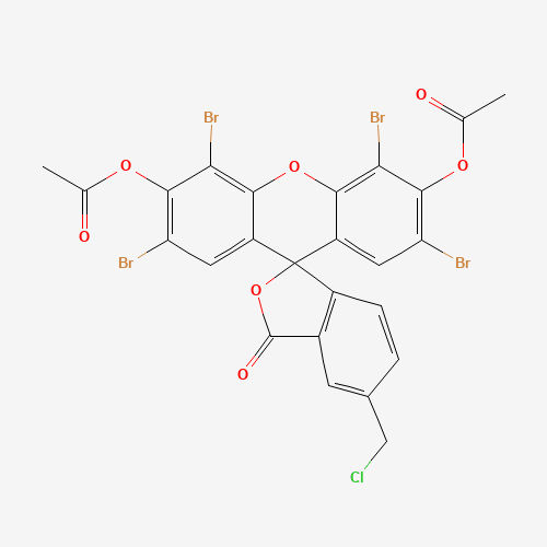 [6'-acetyloxy-2',4',5',7'-tetrabromo-5-(chloromethyl)-3-oxospiro[2-benzofuran-1,9'-xanthene]-3'-yl] acetate (CAS: 136832-64-9) - Related Chemical Product