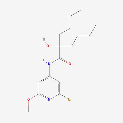 N-(2-bromo-6-methoxypyridin-4-yl)-2-butyl-2-hydroxyhexanamide (CAS: 1433905-12-4) - Related Chemical Product