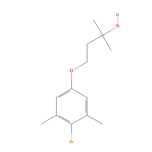 4-(4-bromo-3,5-dimethylphenoxy)-2-methylbutan-2-ol (CAS: 1294453-62-5) - Related Chemical Product
