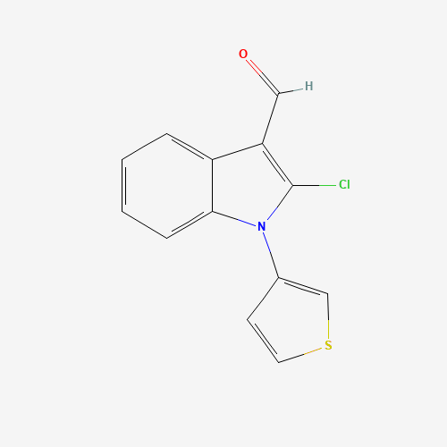 2-chloro-1-thiophen-3-ylindole-3-carbaldehyde (CAS: 847801-83-6) - Related Chemical Product