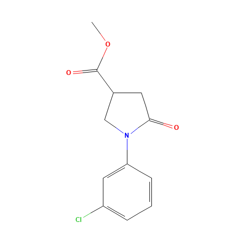 methyl 1-(3-chlorophenyl)-5-oxopyrrolidine-3-carboxylate (CAS: 133747-67-8) - Related Chemical Product