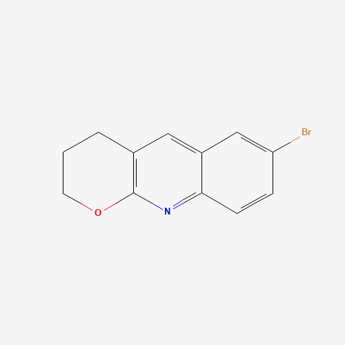 7-bromo-3,4,10,10a-tetrahydro-2H-pyrano[2,3-b]quinoline (CAS: 612494-86-7) - Chemical Structure and Molecular Formula 