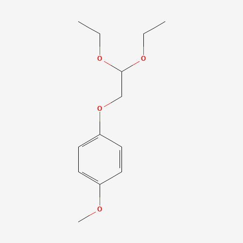1-(2,2-diethoxyethoxy)-4-methoxybenzene (CAS: 69034-13-5) - Chemical Structure and Molecular Formula 