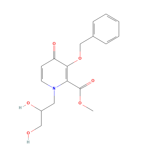 methyl 1-(2,3-dihydroxypropyl)-4-oxo-3-phenylmethoxypyridine-2-carboxylate (CAS: 1206102-07-9) - Related Chemical Product