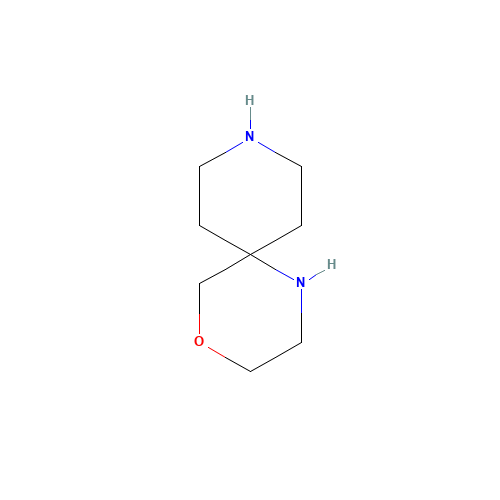4-oxa-1,9-diazaspiro[5.5]undecane (CAS: 151742-17-5) - Chemical Structure and Molecular Formula 