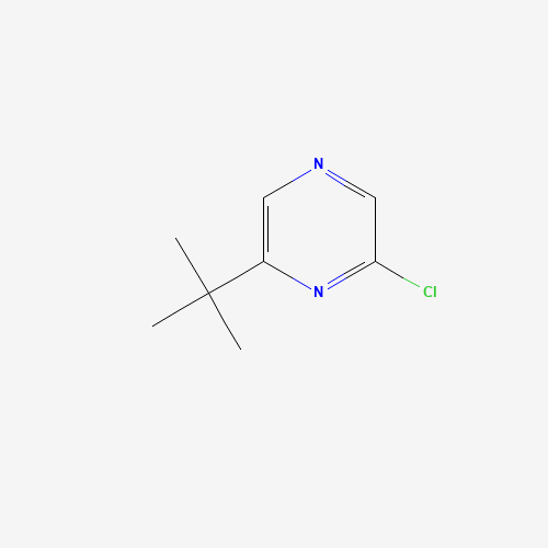 2-tert-butyl-6-chloropyrazine (CAS: 614729-25-8) - Chemical Structure and Molecular Formula 