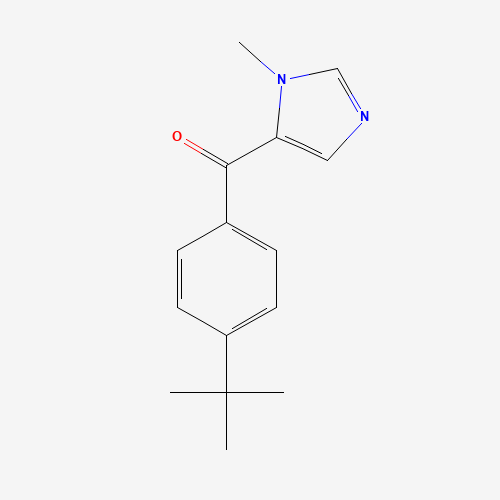 (4-tert-butylphenyl)-(3-methylimidazol-4-yl)methanone (CAS: 1450738-86-9) - Chemical Structure and Molecular Formula 