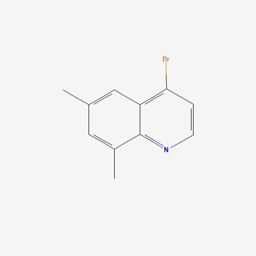 4-bromo-6,8-dimethylquinoline (CAS: 1070879-36-5) - Chemical Structure and Molecular Formula 
