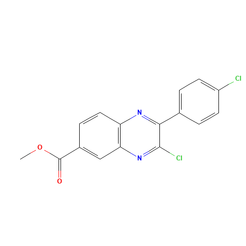 methyl 3-chloro-2-(4-chlorophenyl)quinoxaline-6-carboxylate (CAS: 1383701-73-2) - Related Chemical Product