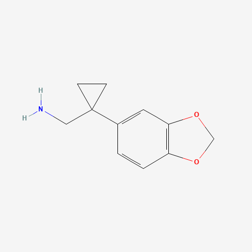 [1-(1,3-benzodioxol-5-yl)cyclopropyl]methanamine (CAS: 221137-44-6) - Related Chemical Product