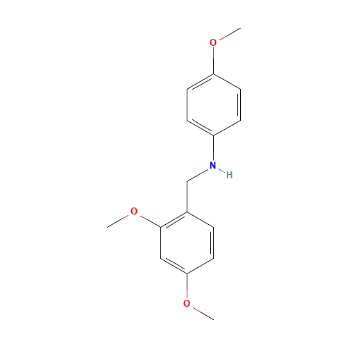 N-[(2,4-dimethoxyphenyl)methyl]-4-methoxyaniline (CAS: 3446-77-3) - Related Chemical Product