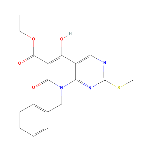 ethyl 8-benzyl-5-hydroxy-2-methylsulfanyl-7-oxopyrido[2,3-d]pyrimidine-6-carboxylate (CAS: 1253791-11-5) - Related Chemical Product