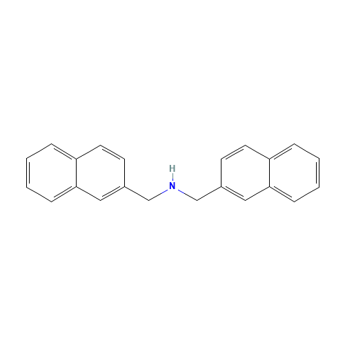 1-naphthalen-2-yl-N-(naphthalen-2-ylmethyl)methanamine (CAS: 47304-99-4) - Chemical Structure and Molecular Formula 