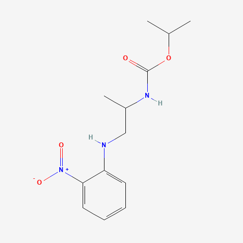 propan-2-yl N-[1-(2-nitroanilino)propan-2-yl]carbamate (CAS: 170116-61-7) - Related Chemical Product