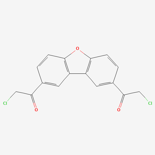 2-chloro-1-[8-(2-chloroacetyl)dibenzofuran-2-yl]ethanone (CAS: 57848-74-5) - Related Chemical Product