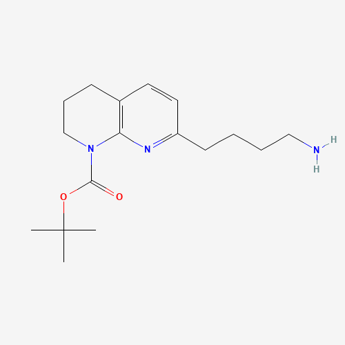 tert-butyl 7-(4-aminobutyl)-3,4-dihydro-2H-1,8-naphthyridine-1-carboxylate (CAS: 886362-42-1) - Related Chemical Product