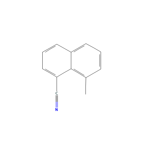 8-methylnaphthalene-1-carbonitrile (CAS: 71235-71-7) - Chemical Structure and Molecular Formula 