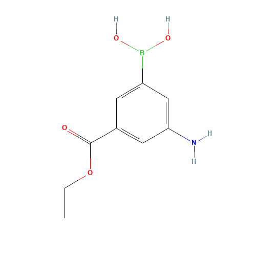 (3-amino-5-ethoxycarbonylphenyl)boronic acid (CAS: 510773-04-3) - Related Chemical Product