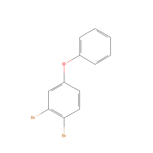 1,2-dibromo-4-phenoxybenzene (CAS: 189084-59-1) - Chemical Structure and Molecular Formula 
