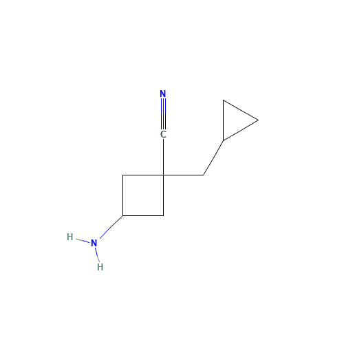 3-amino-1-(cyclopropylmethyl)cyclobutane-1-carbonitrile (CAS: 938065-00-0) - Related Chemical Product
