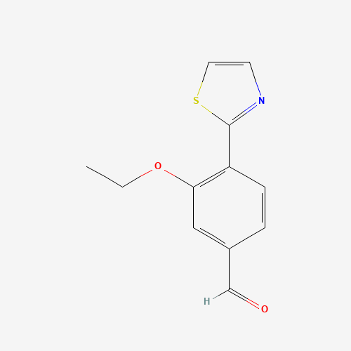3-ethoxy-4-(1,3-thiazol-2-yl)benzaldehyde (CAS: 1350762-17-2) - Related Chemical Product