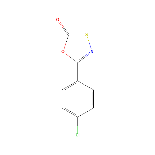 5-(4-chlorophenyl)-1,3,4-oxathiazol-2-one (CAS: 17452-79-8) - Related Chemical Product