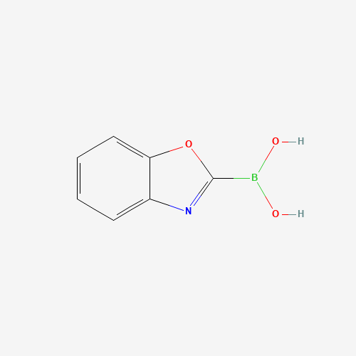 1,3-benzoxazol-2-ylboronic acid (CAS: 401895-71-4) - Chemical Structure and Molecular Formula 