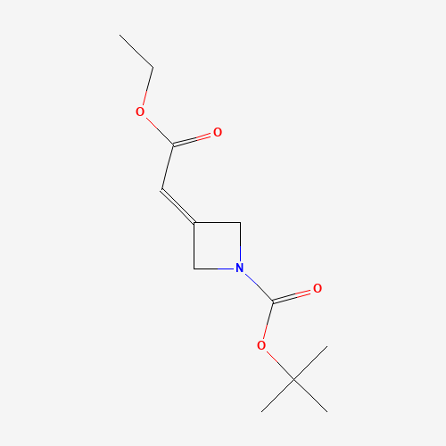 tert-butyl 3-(2-ethoxy-2-oxoethylidene)azetidine-1-carboxylate (CAS: 1002355-96-5) - Related Chemical Product