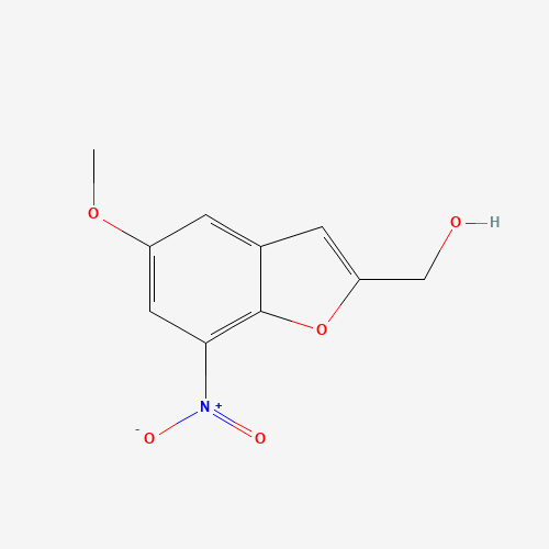 (5-methoxy-7-nitro-1-benzofuran-2-yl)methanol (CAS: 1373753-69-5) - Related Chemical Product