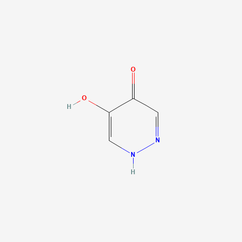 5-hydroxy-1H-pyridazin-4-one (CAS: 55271-47-1) - Chemical Structure and Molecular Formula 