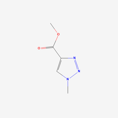 methyl 1-methyltriazole-4-carboxylate (CAS: 57362-82-0) - Chemical Structure and Molecular Formula 