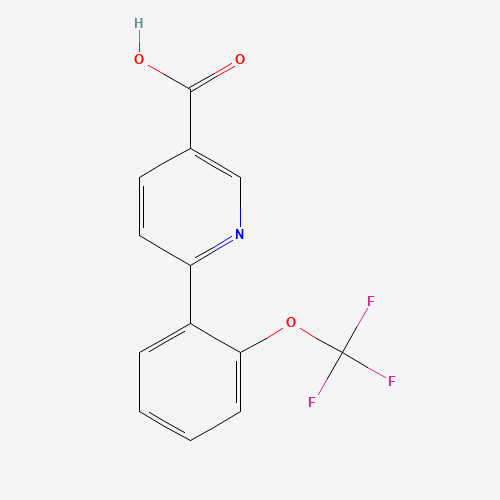 6-[2-(trifluoromethoxy)phenyl]pyridine-3-carboxylic acid (CAS: 197847-94-2) - Related Chemical Product